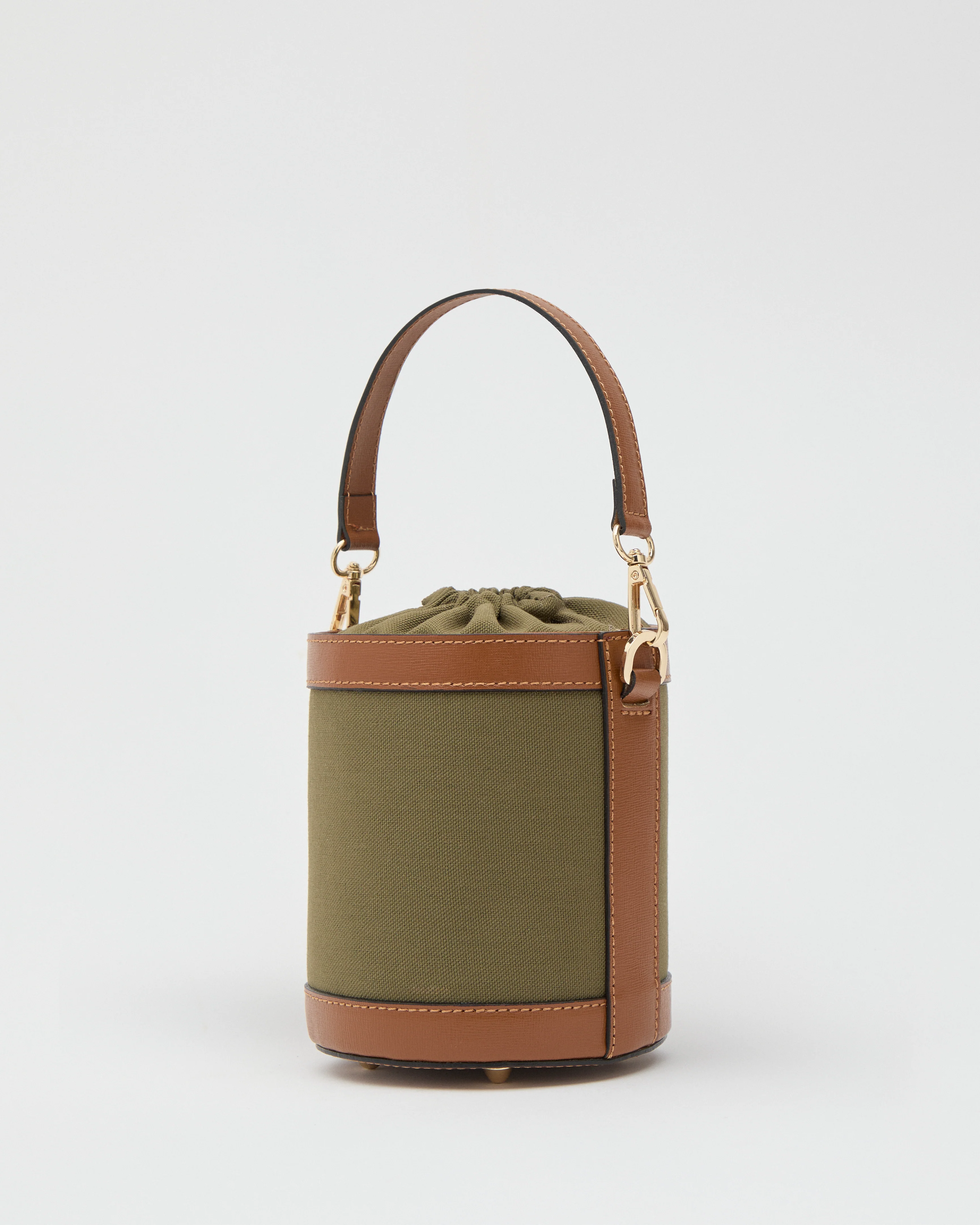 Angèle canvas green camel - Image 2