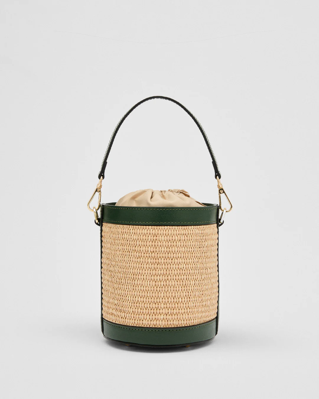Angèle raffia green