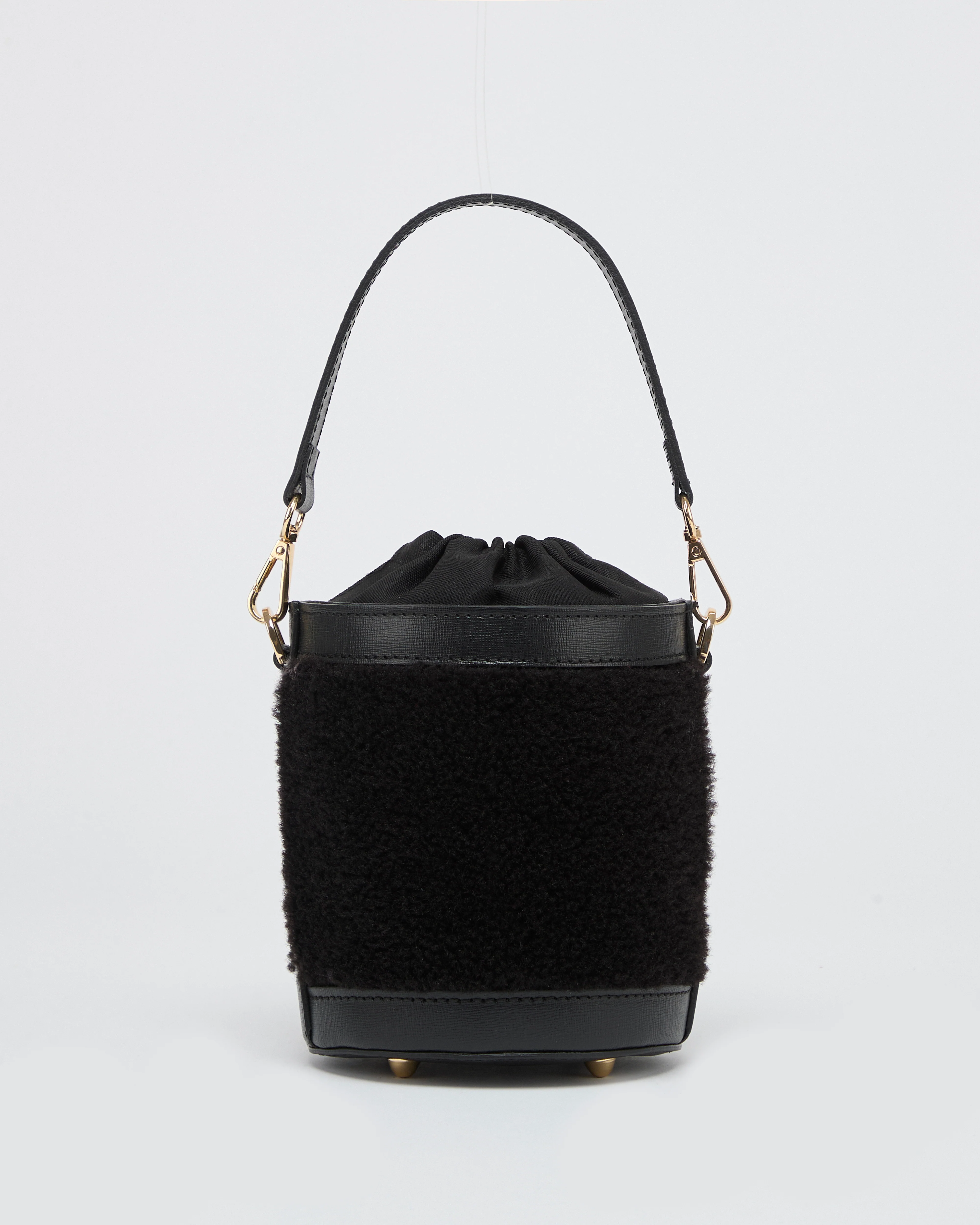 Angèle shearling all black