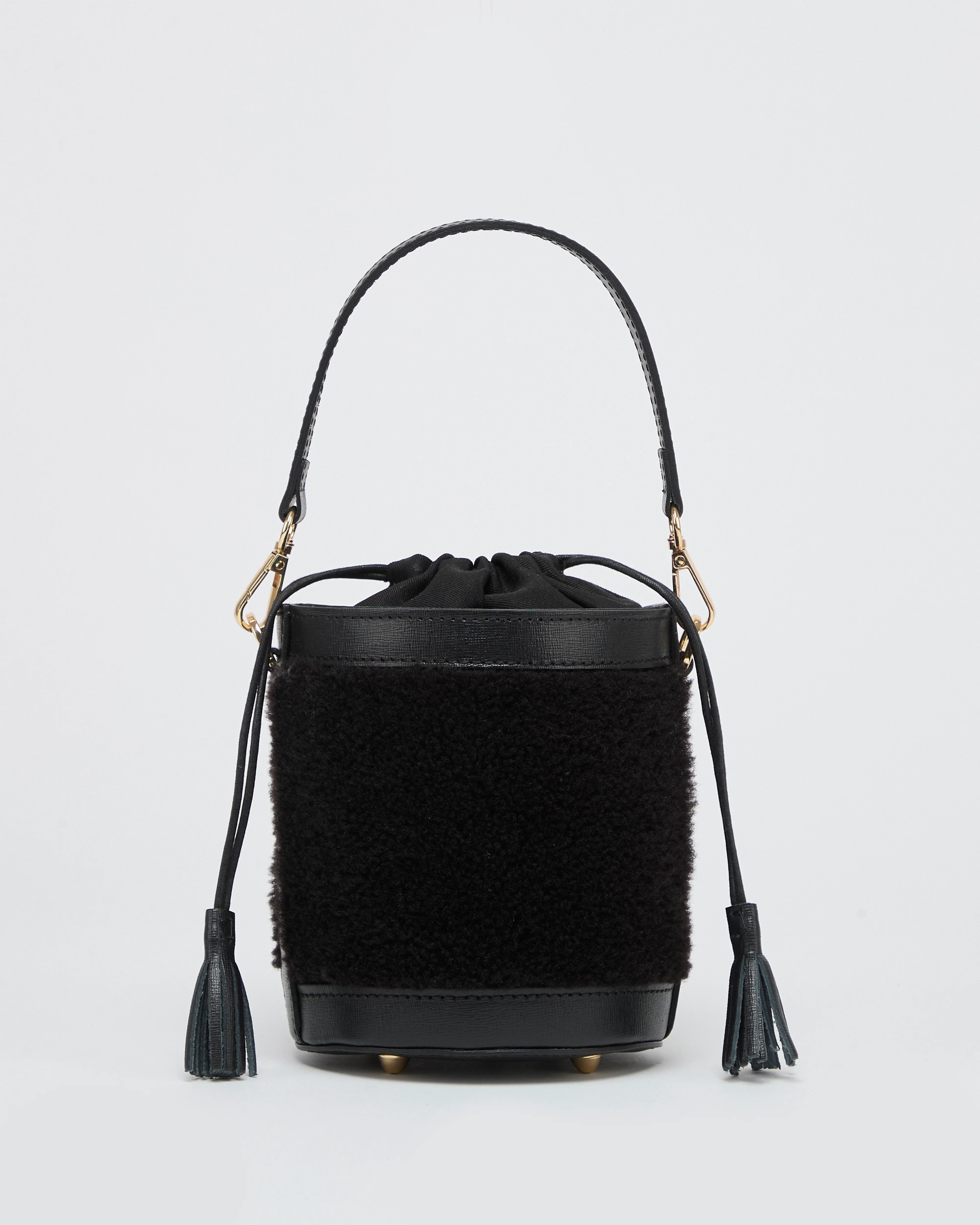 Angèle shearling all black - Image 2