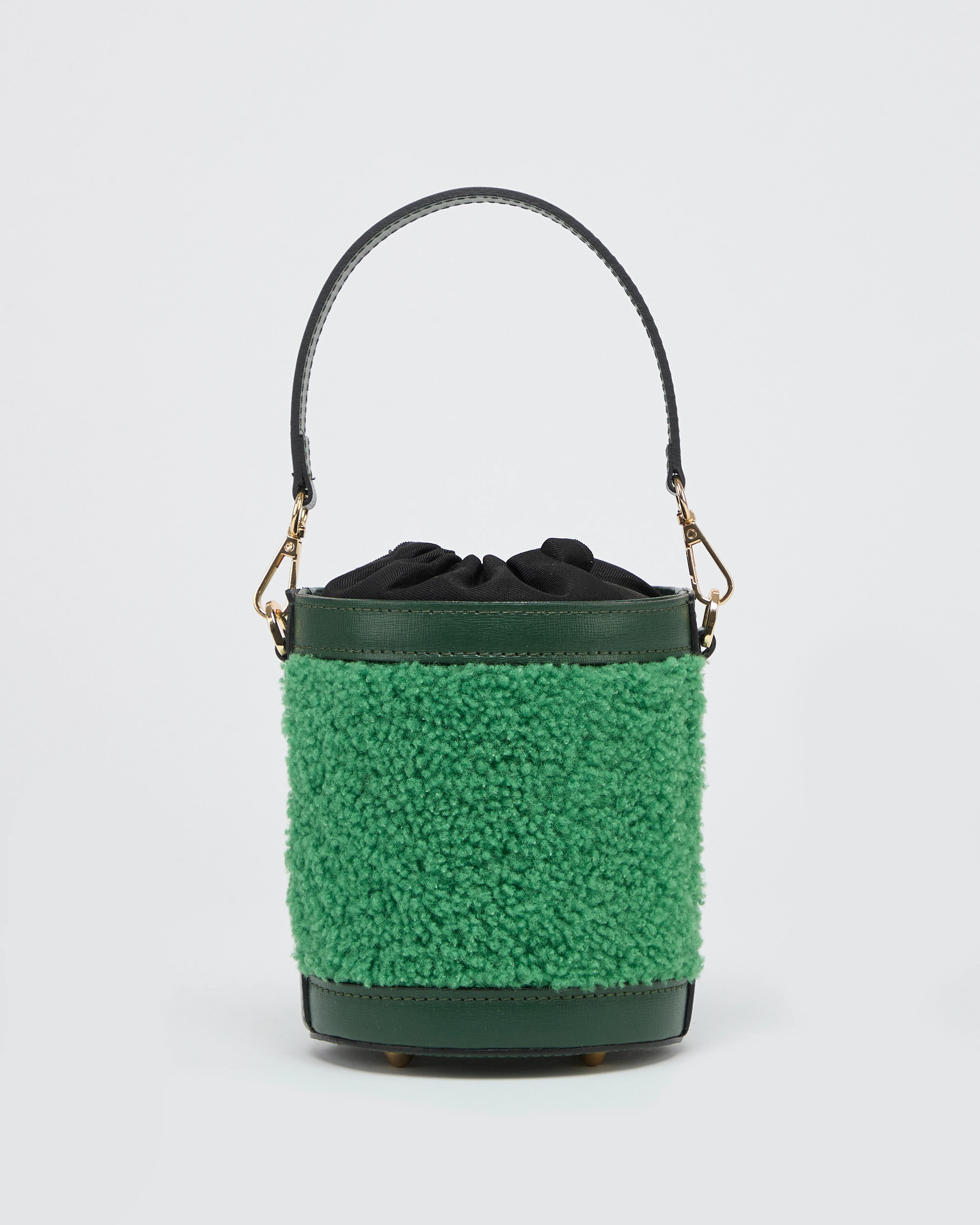 Angèle shearling green