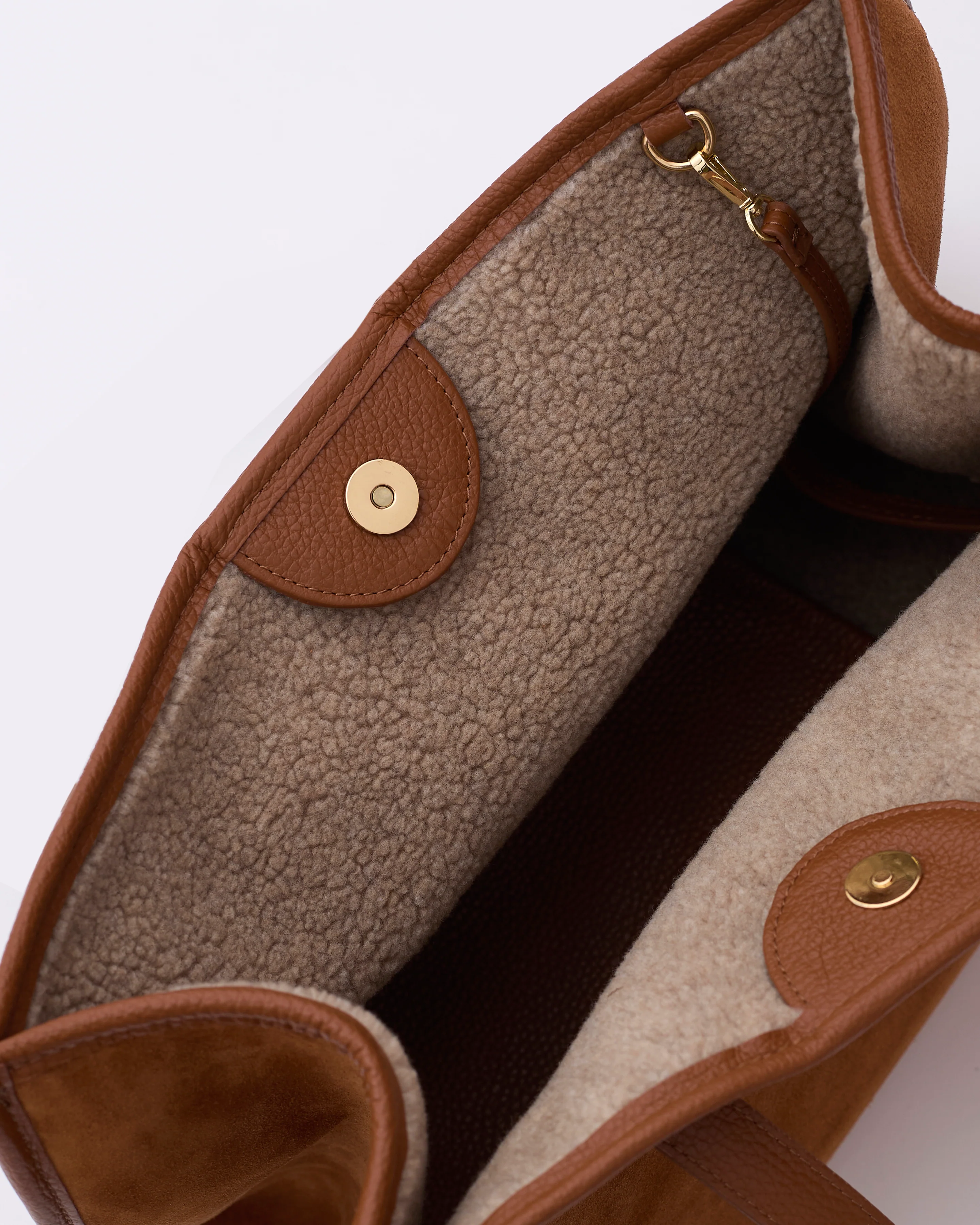 Camille suede camel | shearling interior - Image 3