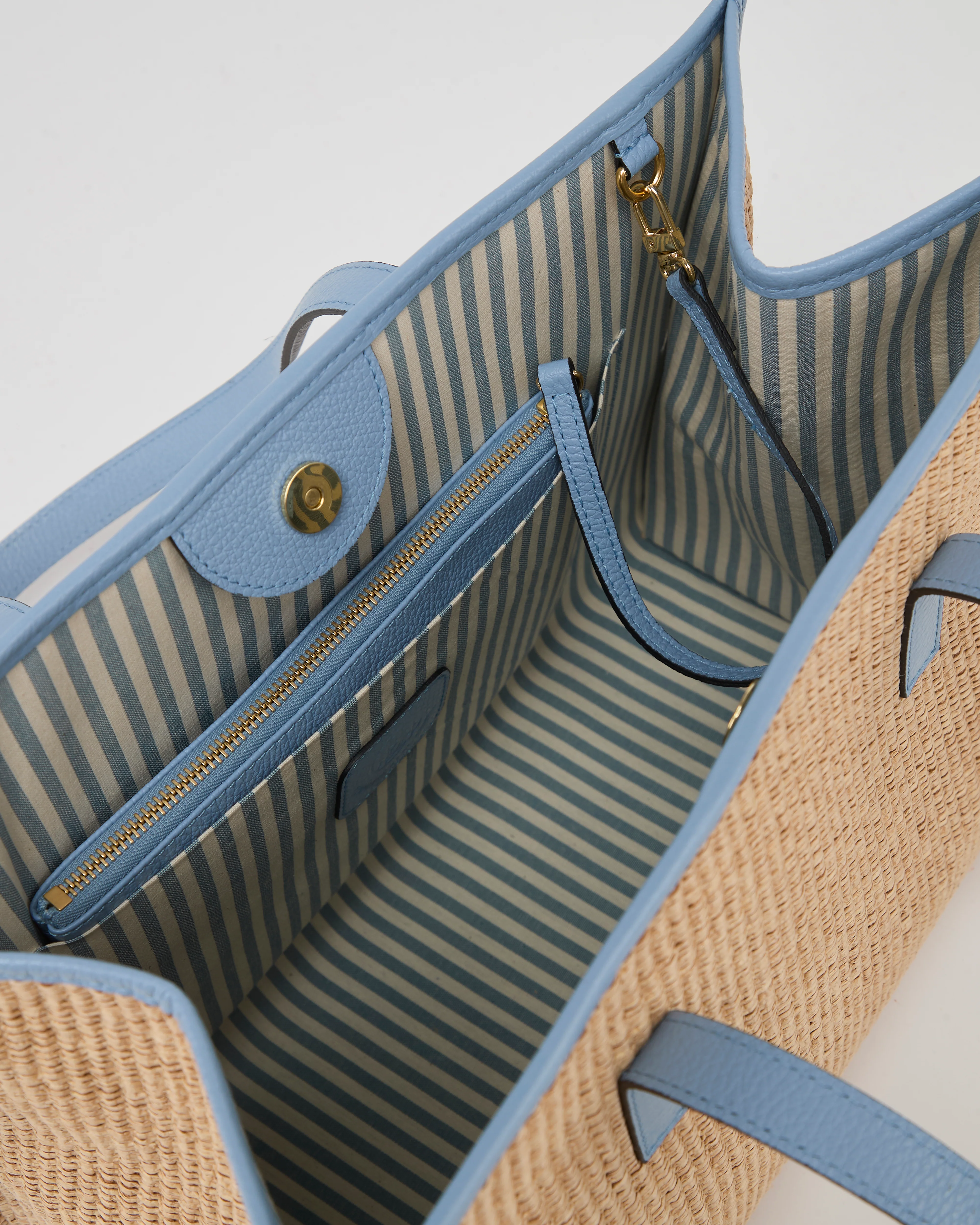Camille raffia baby blue - Image 3