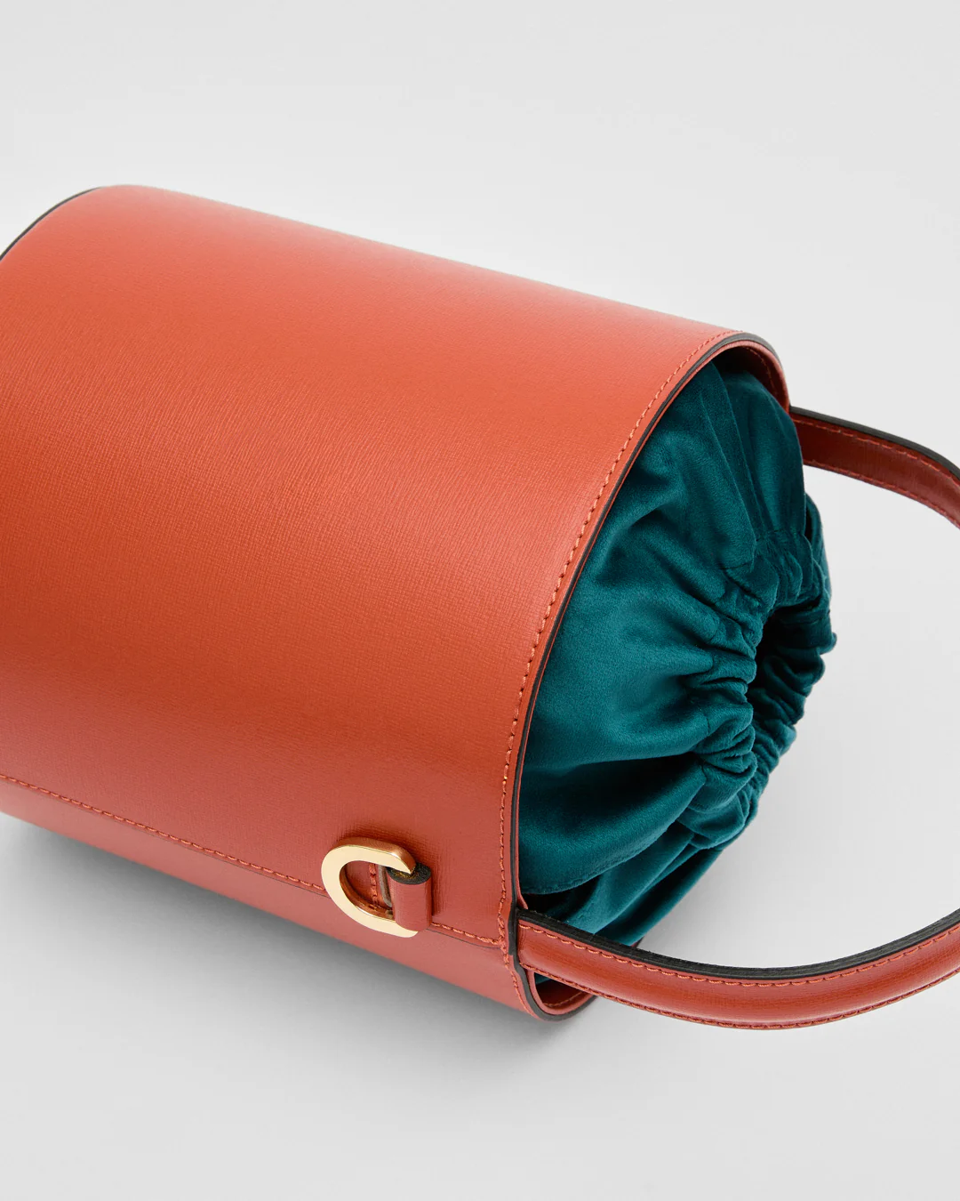 Catherine orange | velvet teal closure - Image 2