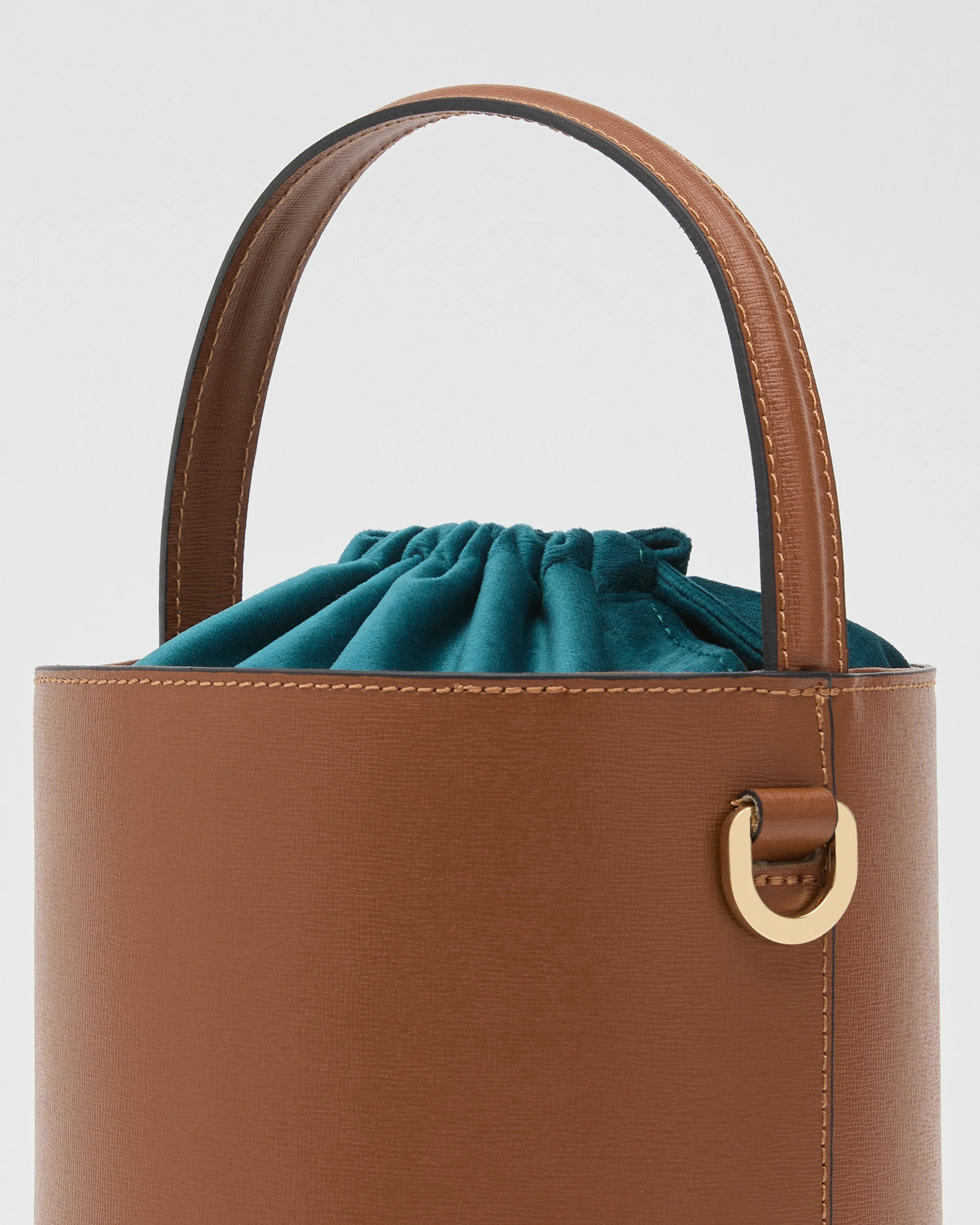 Catherine camel | velvet teal closure - Image 2