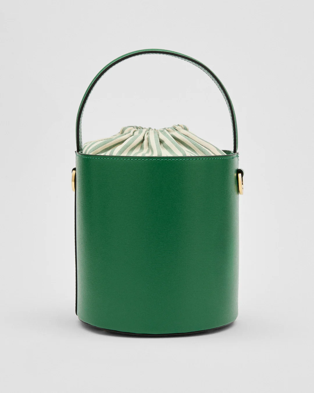 Catherine Green | green striped closure