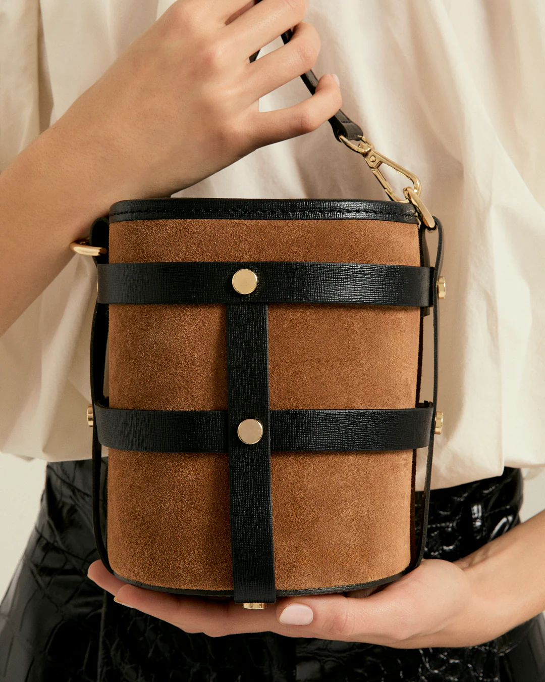 Lucie suede brown black - Image 4