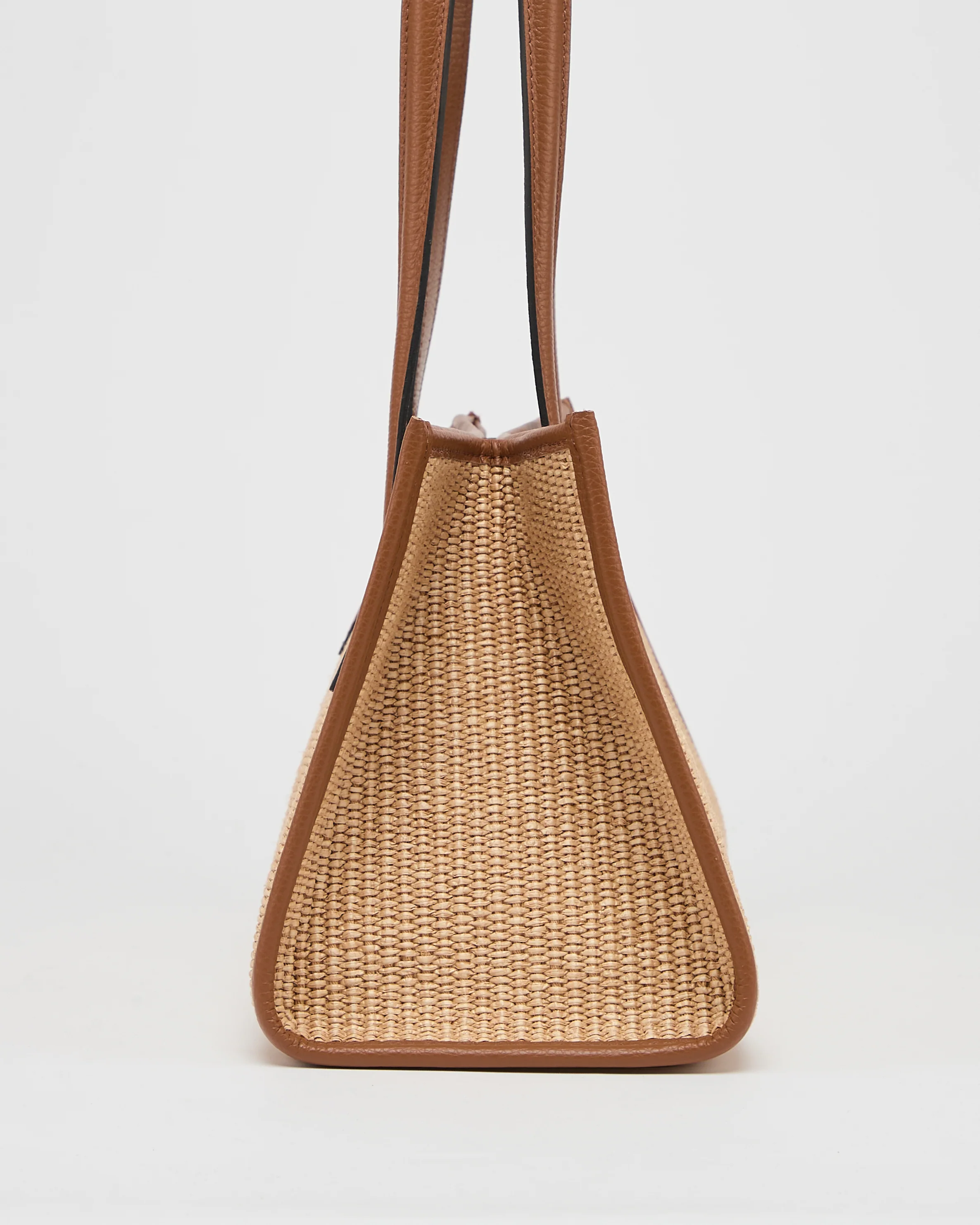Mini Camille raffia camel - Image 4