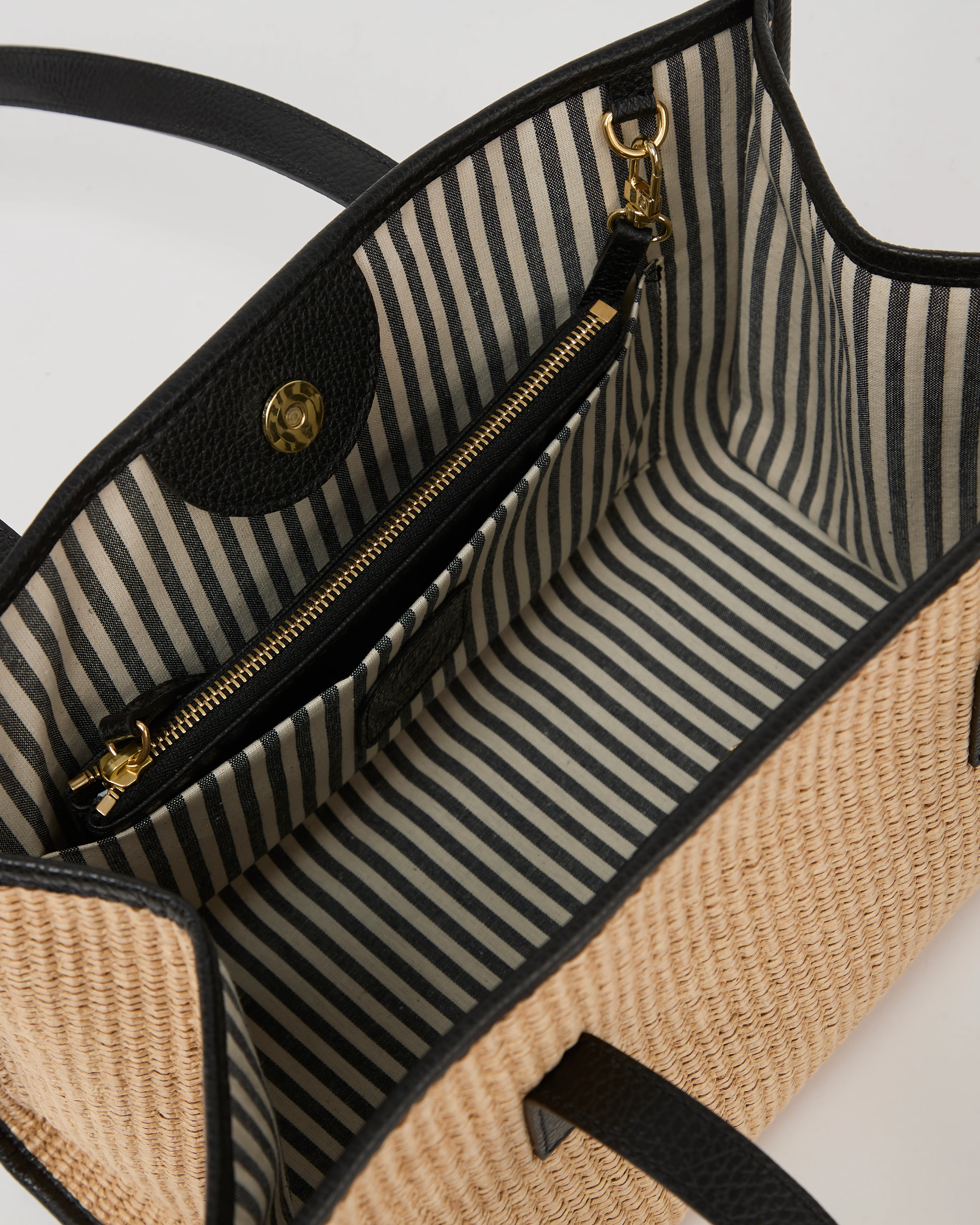 Mini Camille raffia black - Image 3