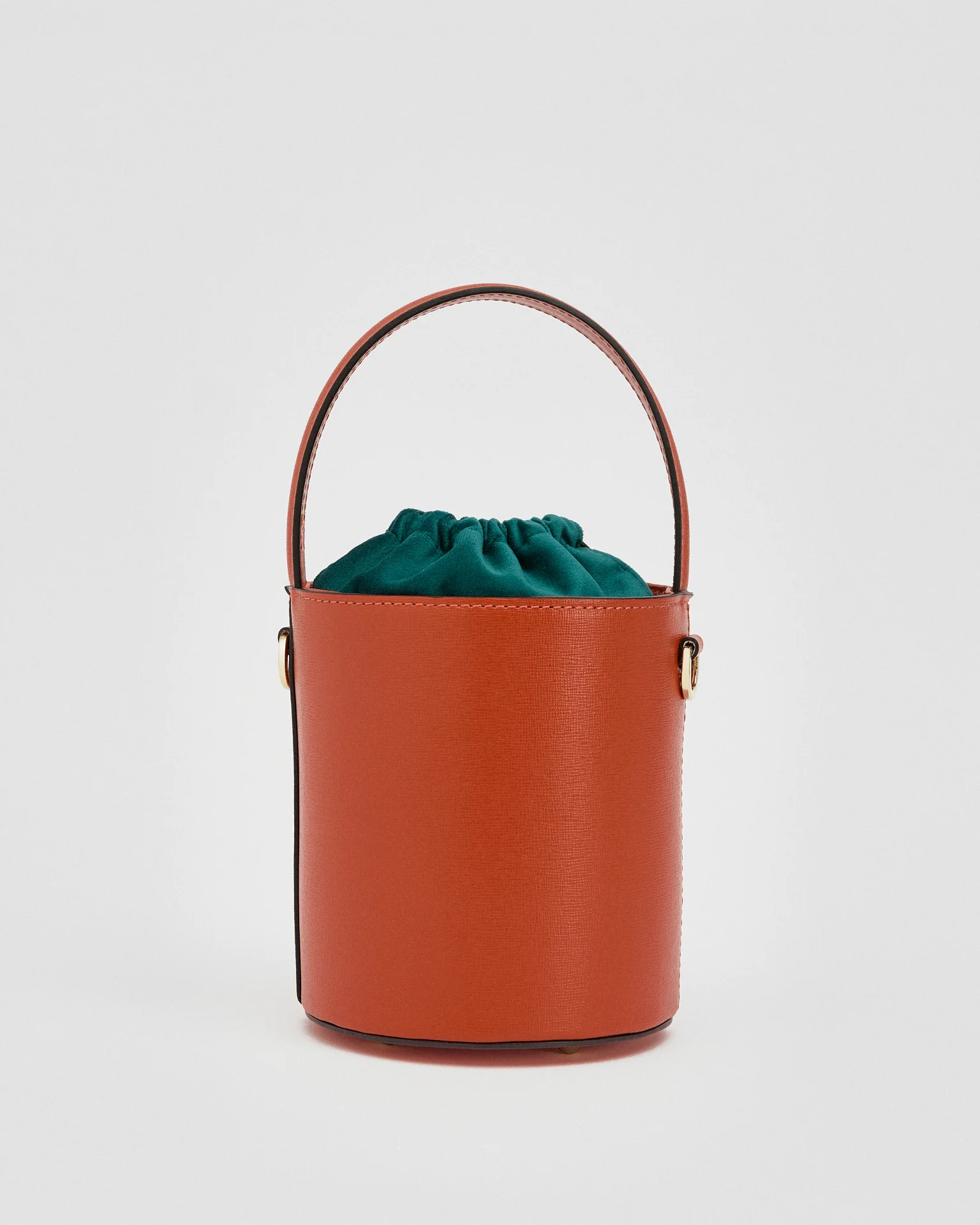 Mini Catherine orange | teal velvet closure