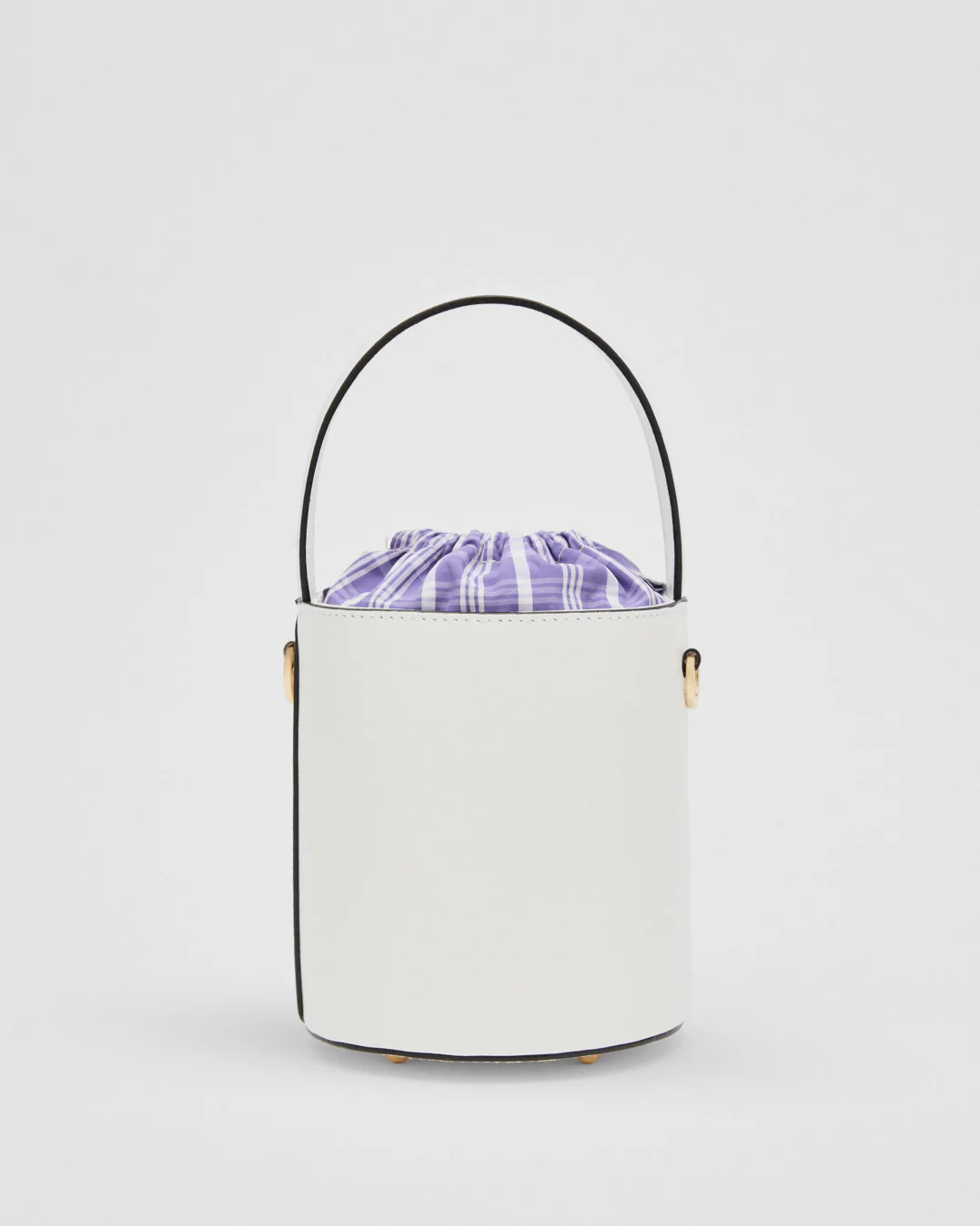 Mini Catherine white | madras violet closure