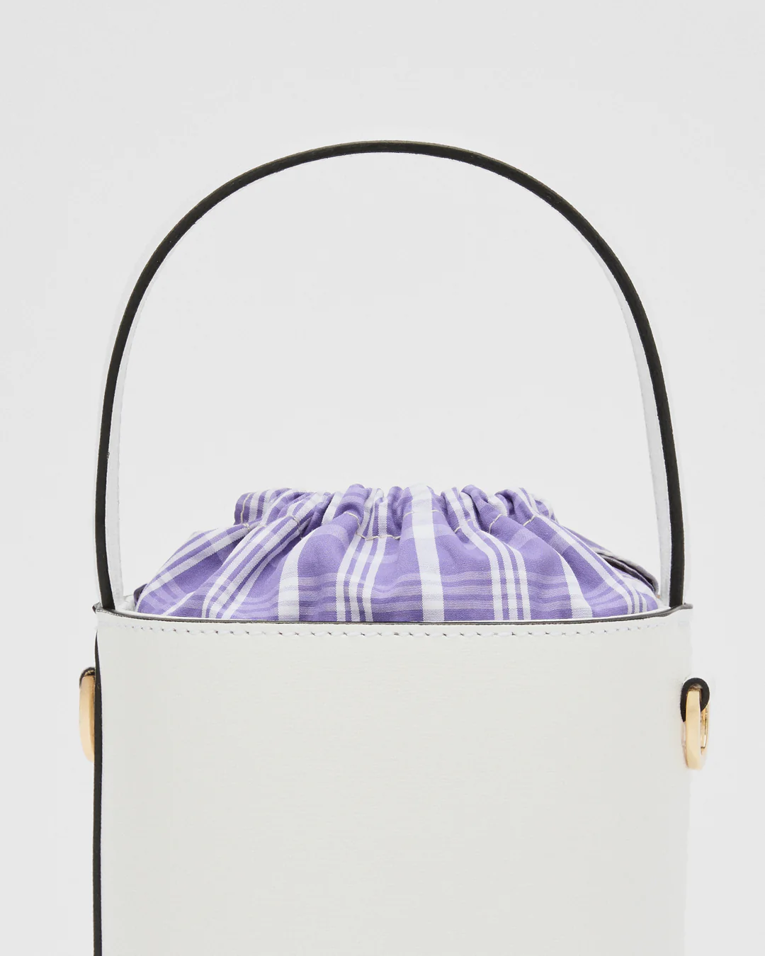 Mini Catherine white | madras violet closure - Image 2