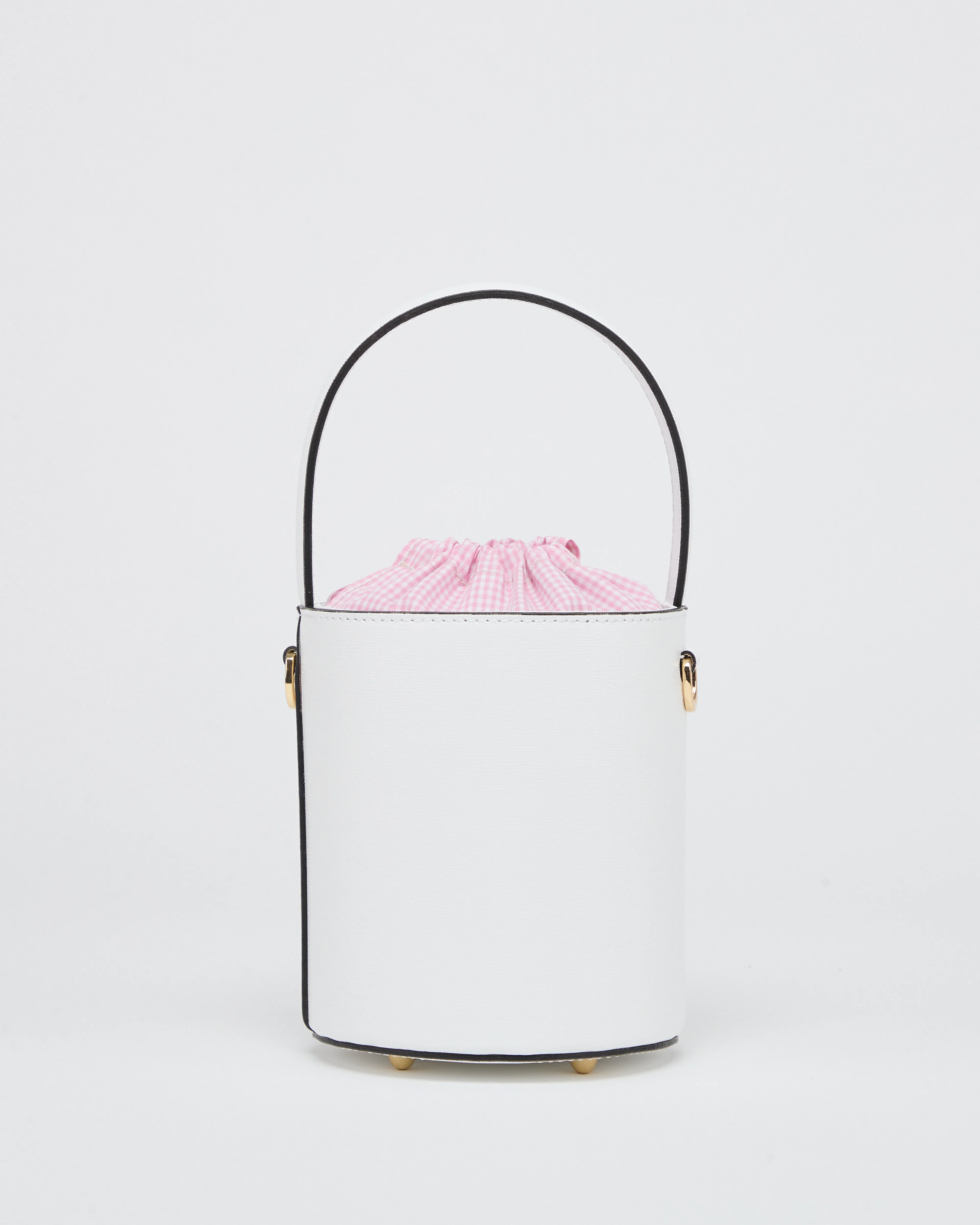 Mini Catherine white | Vichy pink closure
