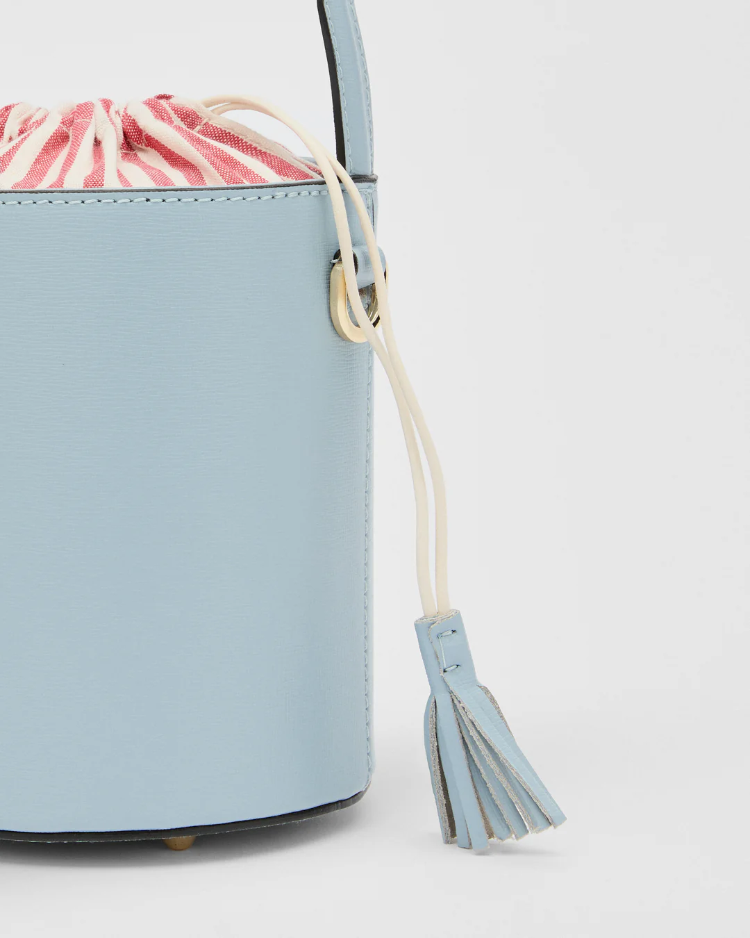 Mini Catherine baby blue | red striped closure - Image 2
