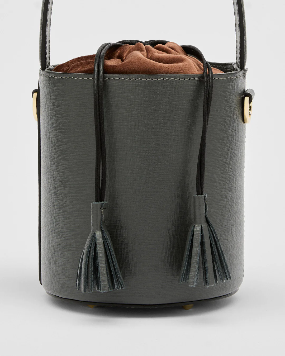 Mini Catherine grey | velvet brown closure - Image 2