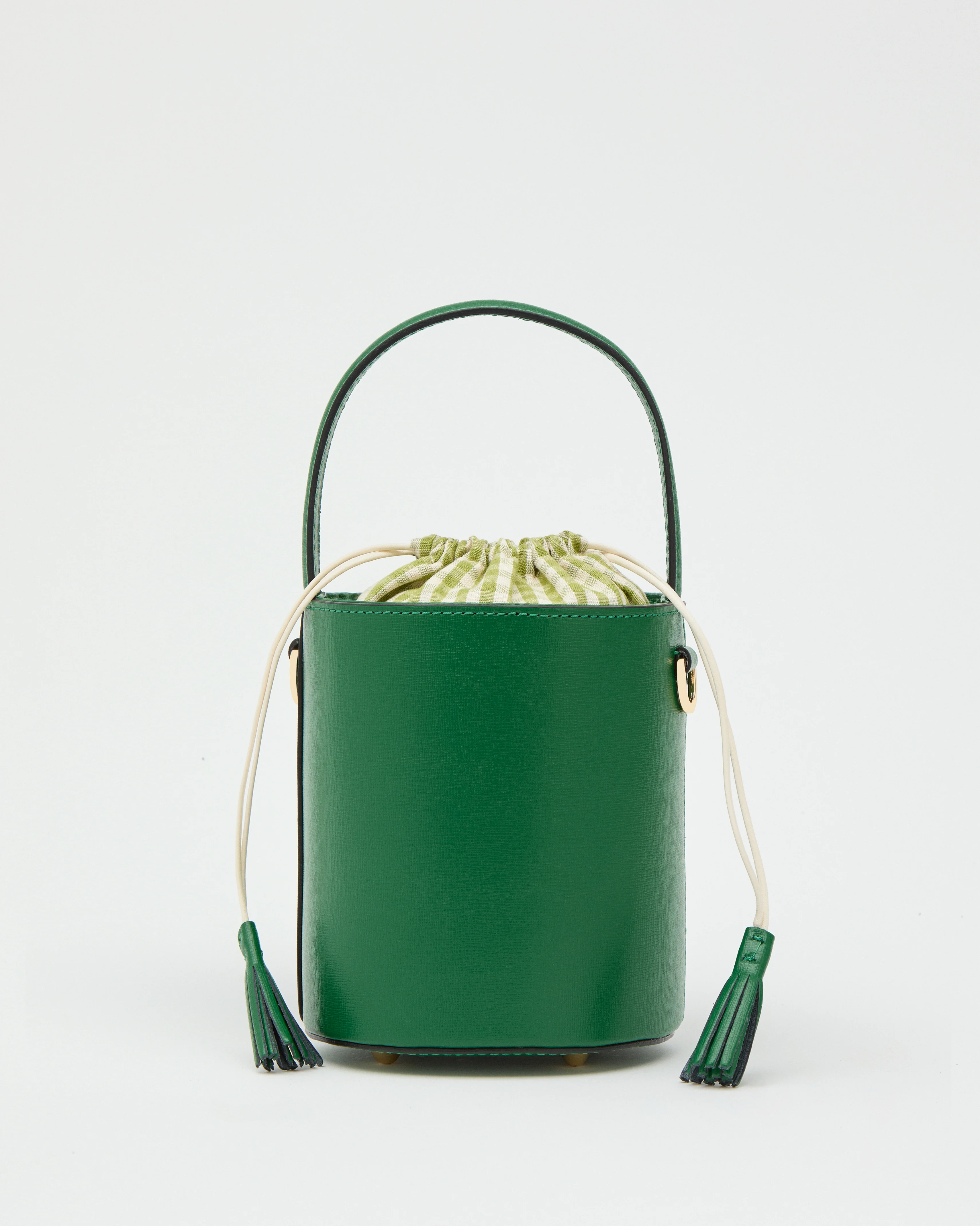 Mini Catherine green | Vichy light green closure - Image 2
