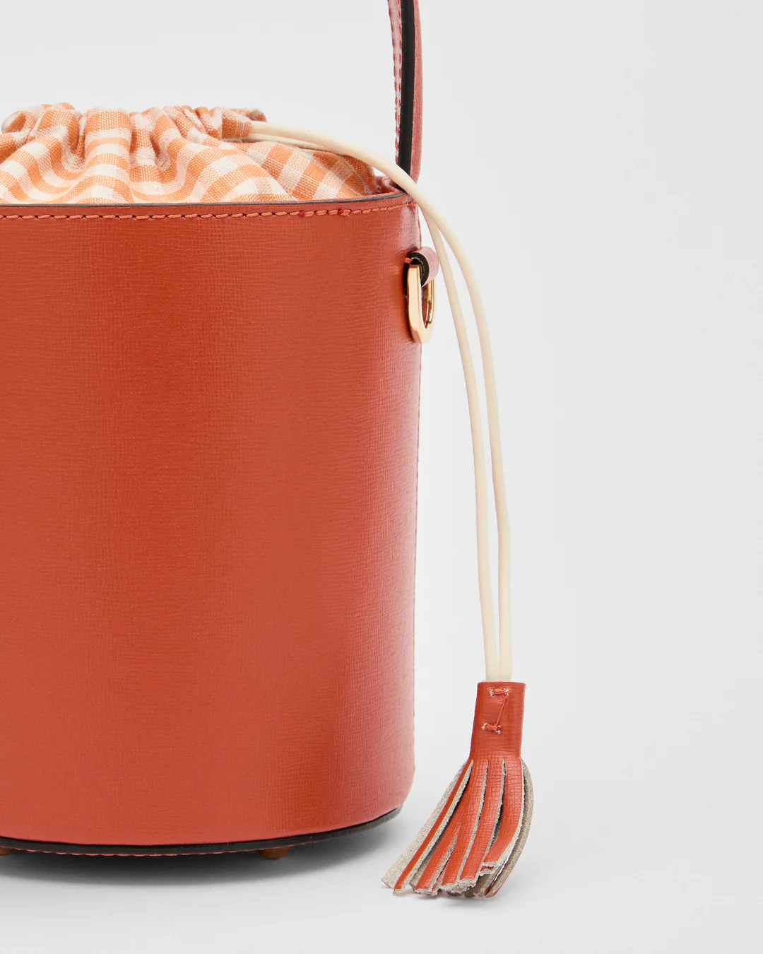 Mini Catherine orange | orange vichy closure - Image 2