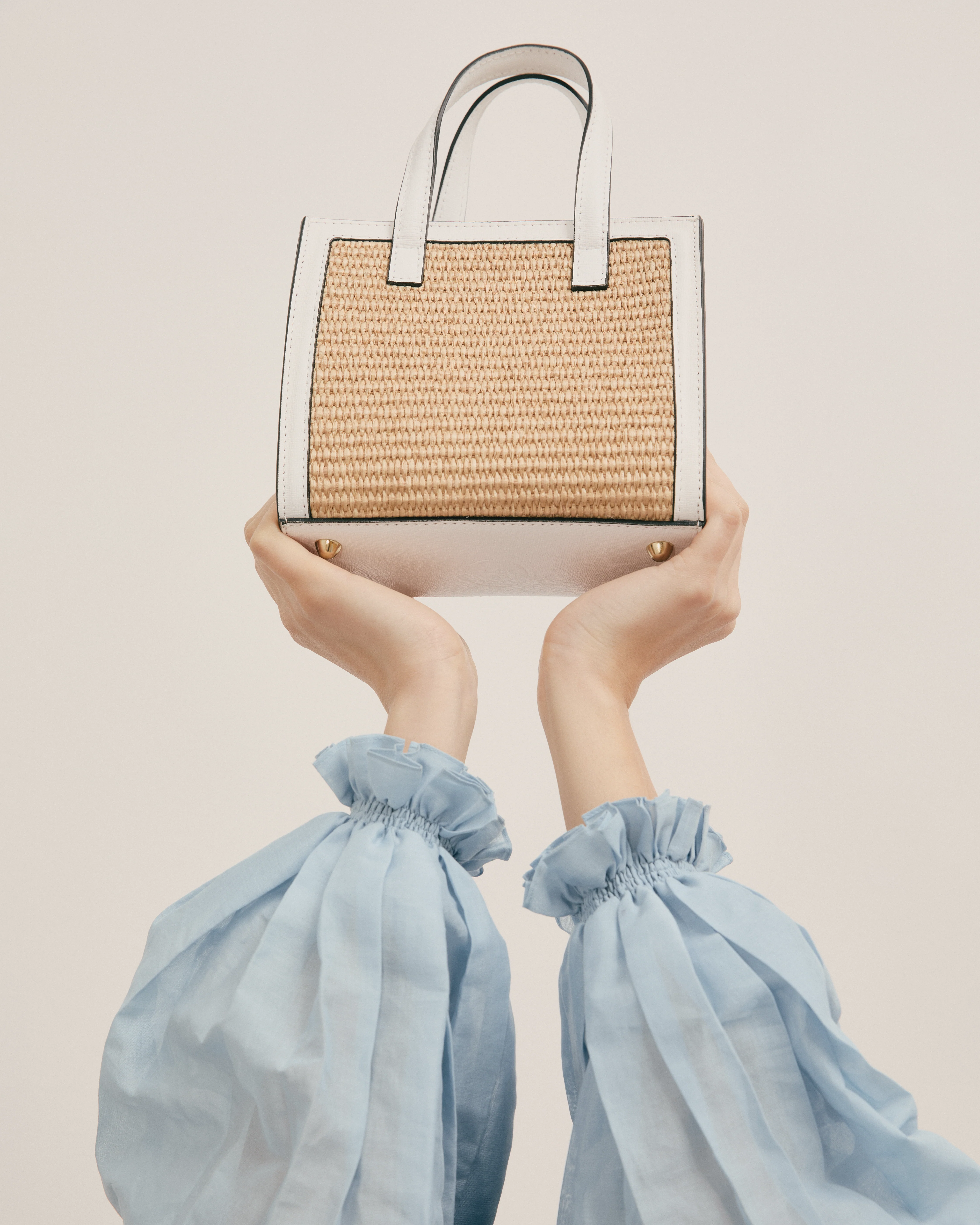 Mini Sophie raffia black - Image 4