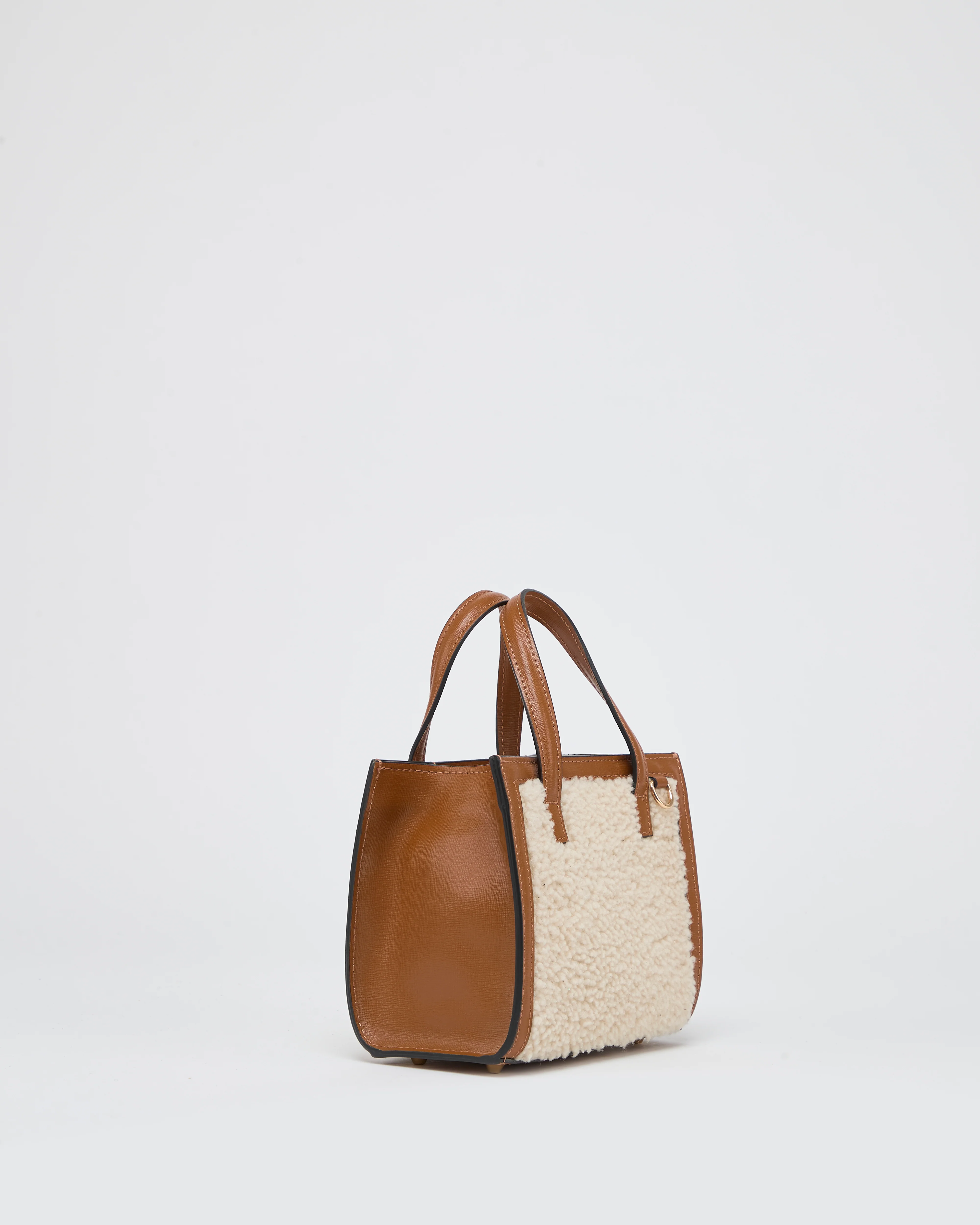 Mini Sophie Shearling Camel - Image 2