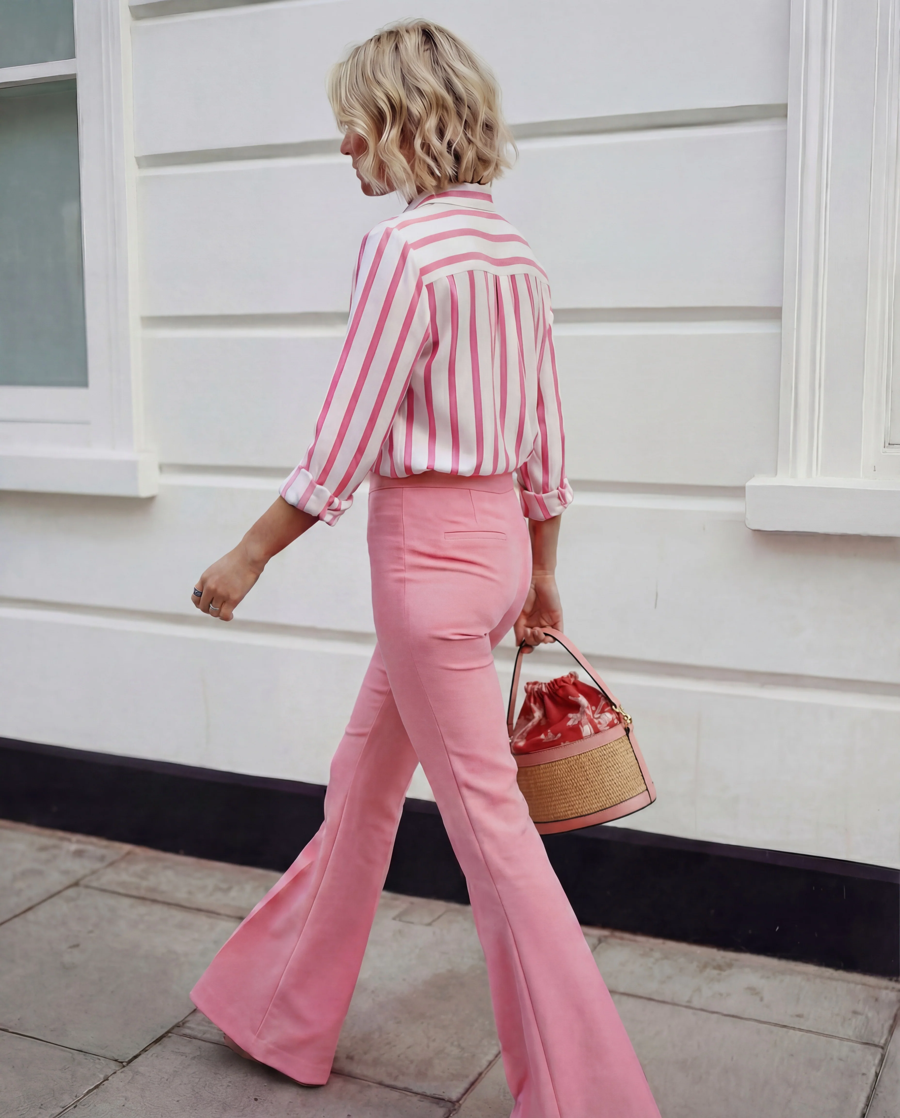 Peggy raffia pink - Image 3