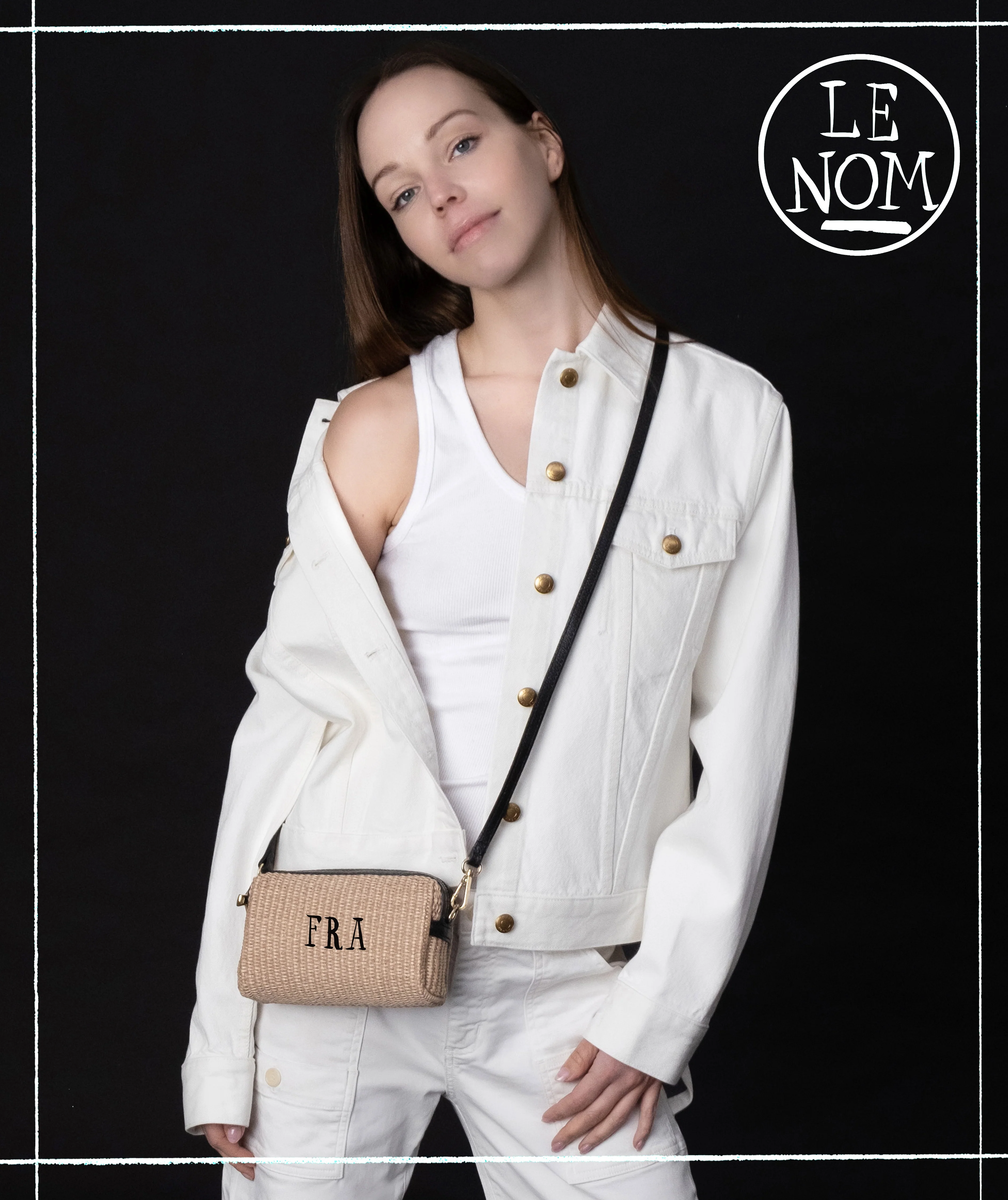 Virginie raffia black - Image 3
