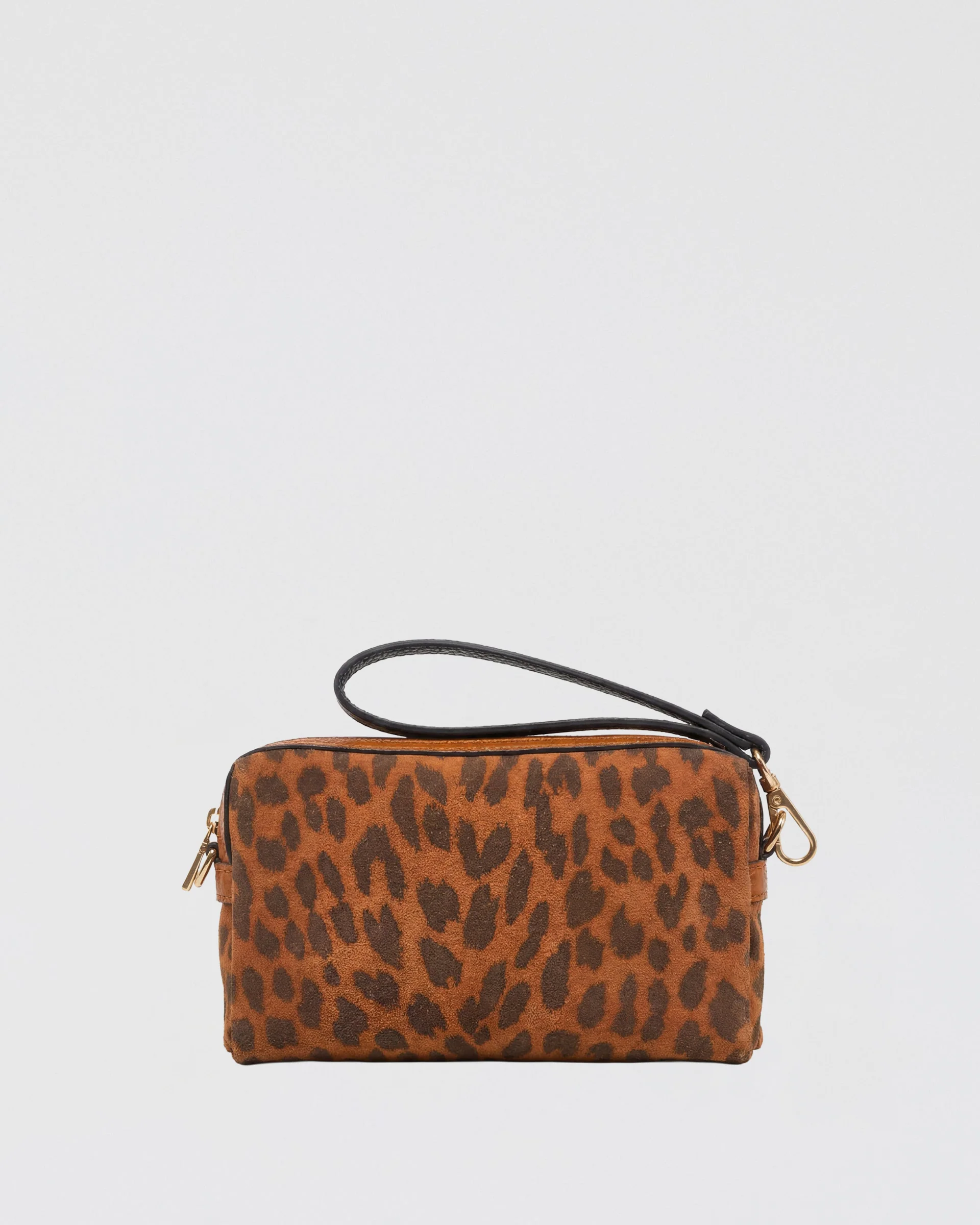Virginie suede leopard