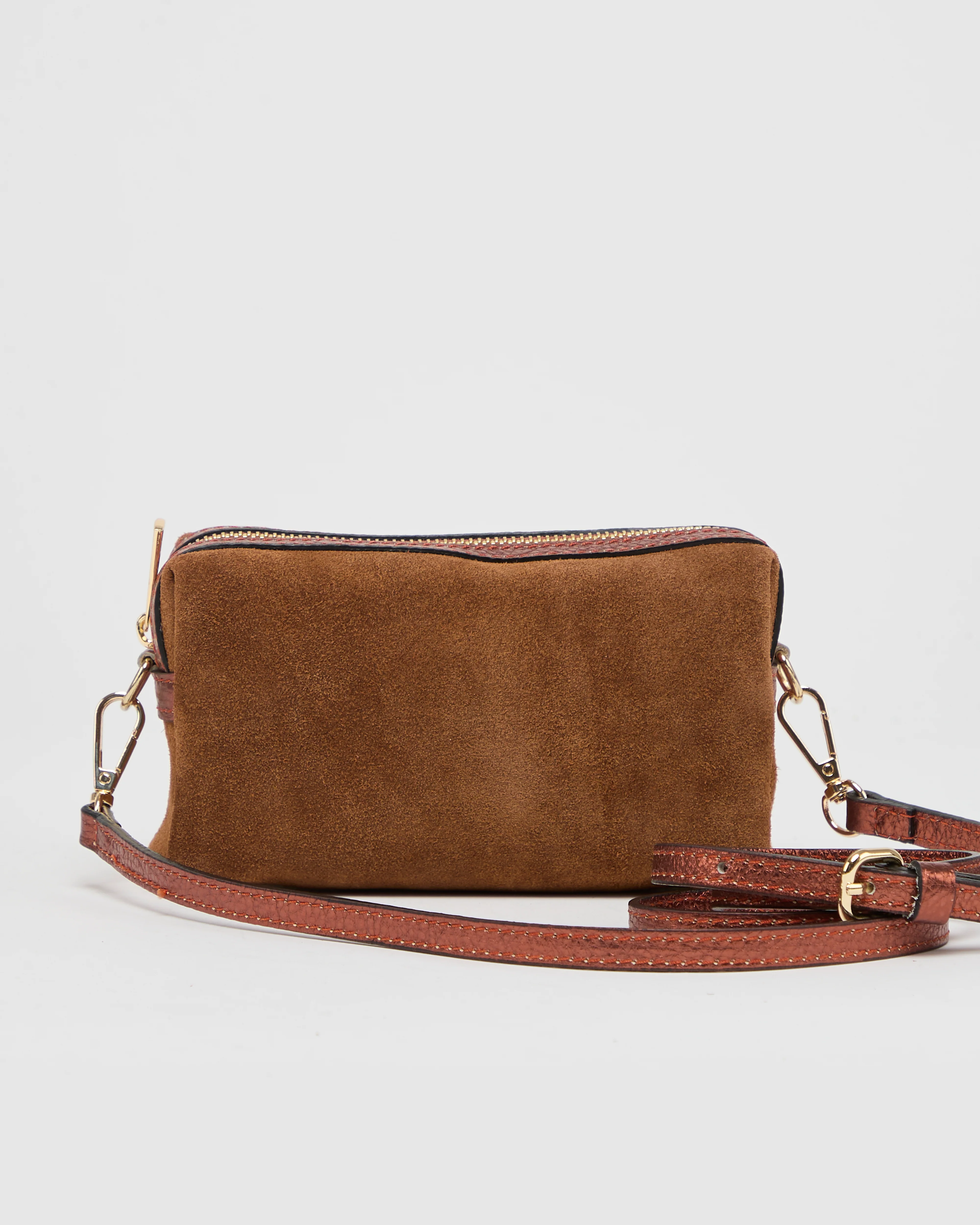 Virginie suede camel bronze - Image 3