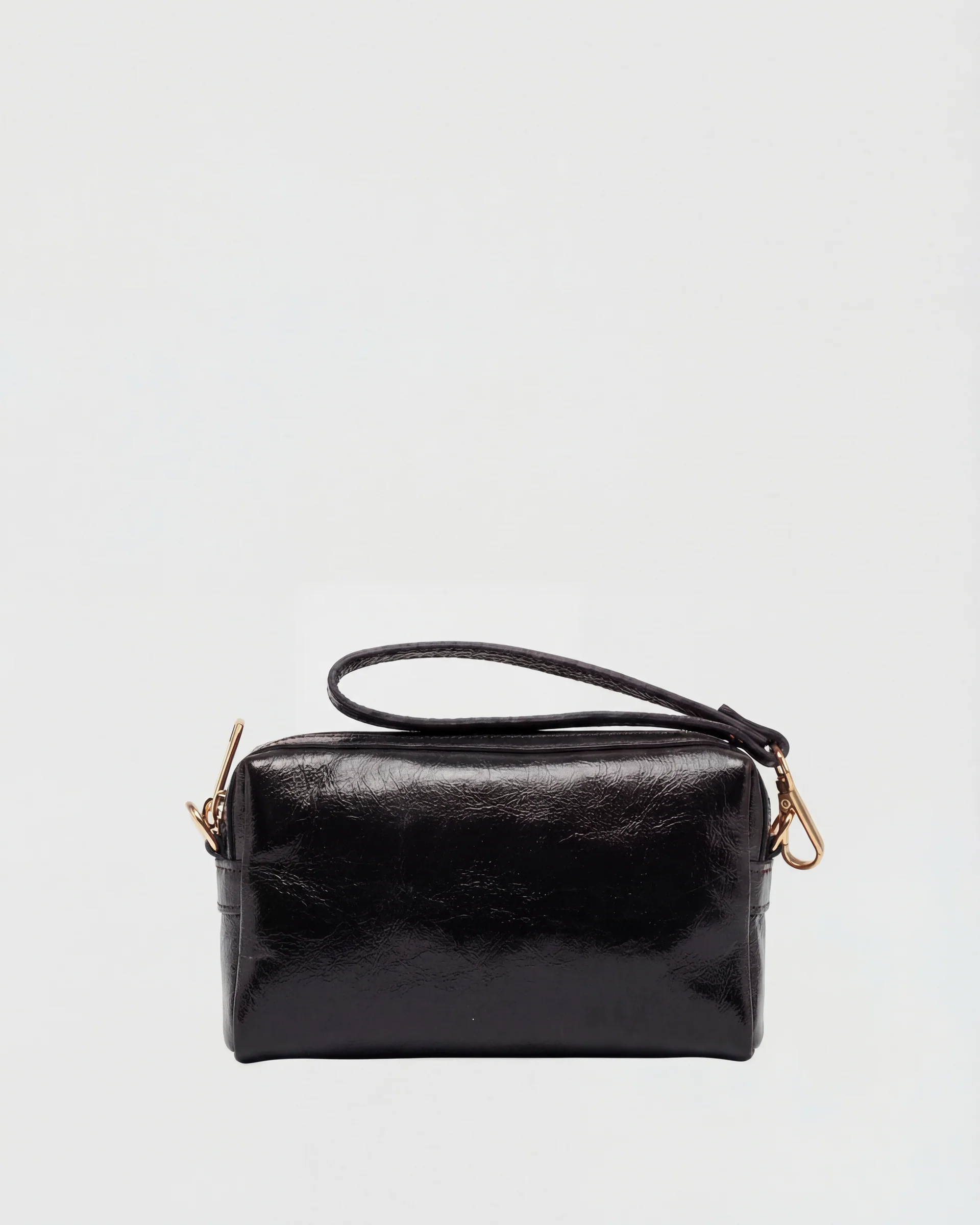 Virginie black patent leather